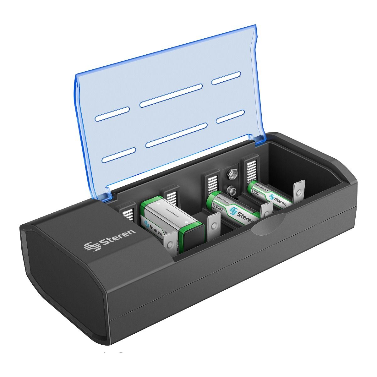 Mini cargador para pilas AA y AAA, incluye 2 pilas recargables AAA de  alta capacidad - Rantec Electronics