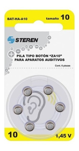 Pila tipo botón 312 para aparatos auditivos