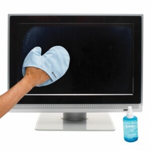 Guante limpiador para pantallas de television o computadora