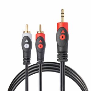 Cable De 3.5mm a 2 Plug Rca Reforzado