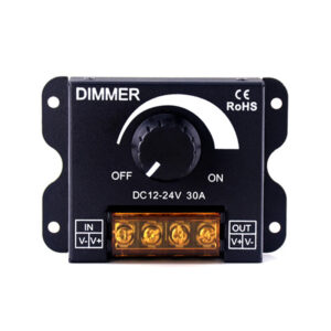Led Dimmer Dc 12-24v 30a Dimer Regulador Voltaje Luz Brillo