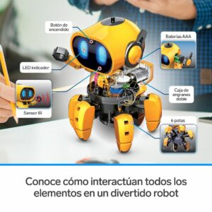 Robot Explorador Smartbot Seguidor Articulado Kit Para Armar