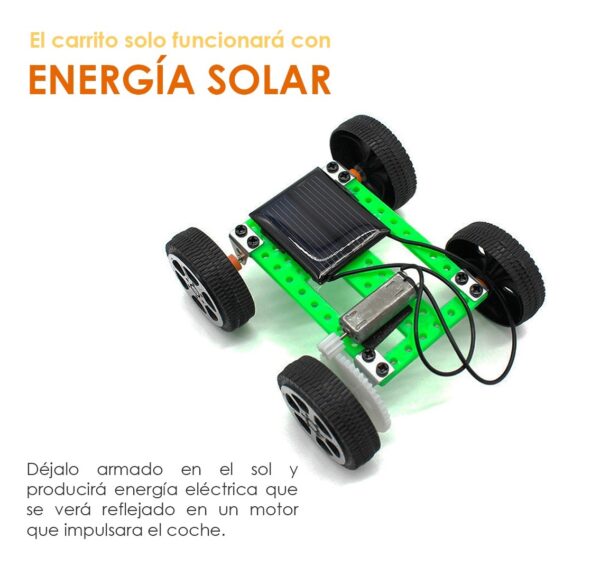Carrito Energia Solar STEAM Armable