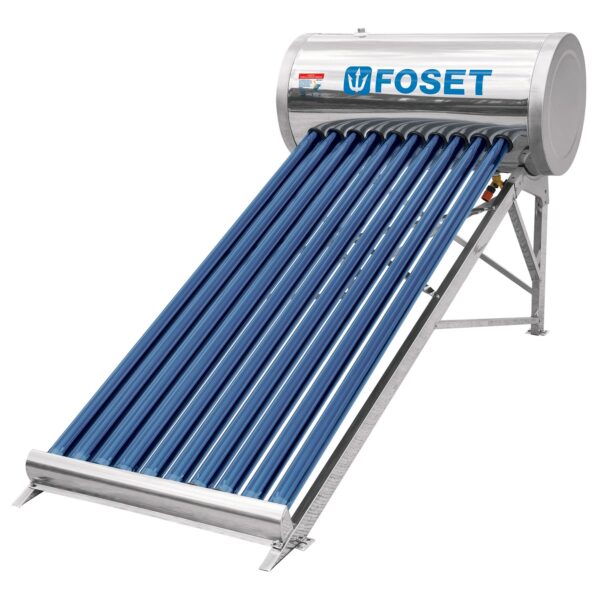 Calentador de agua solar 10 Tubos 130L 3 personas