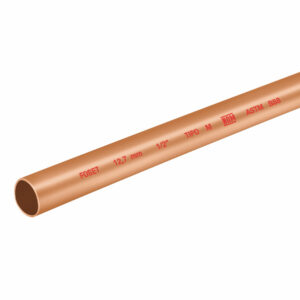 Tubo cobre tipo "M" 1/2" para agua de 3 metros