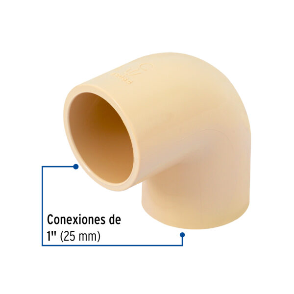 Codo 90° de CPVC 1"