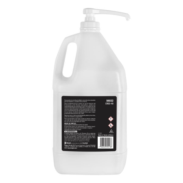 Crema limpiadora y desengrasante para manos, 4L