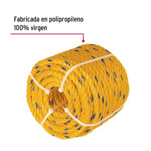 Kilo de cuerda lazo de polipropileno amarilla de 10mm
