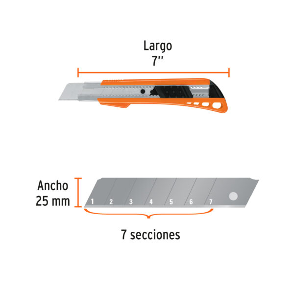 Cutter cuchilla de 25mm