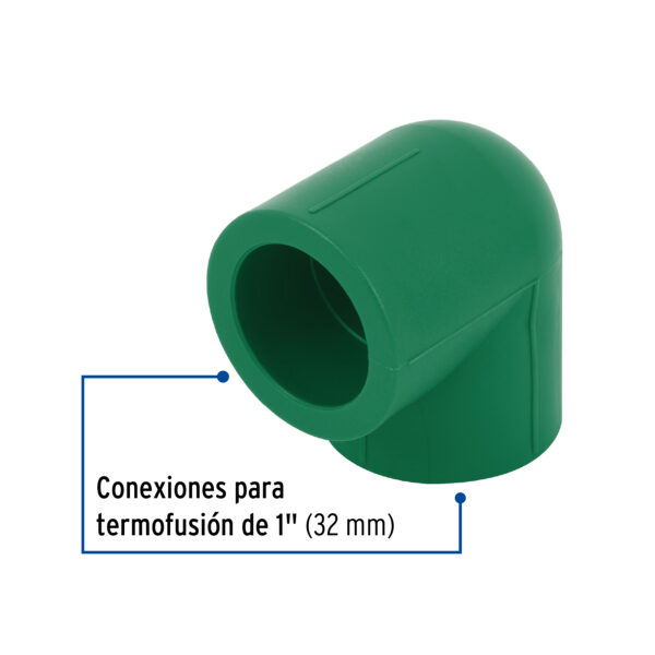 Codo 90° de PPR, 1", 32mm