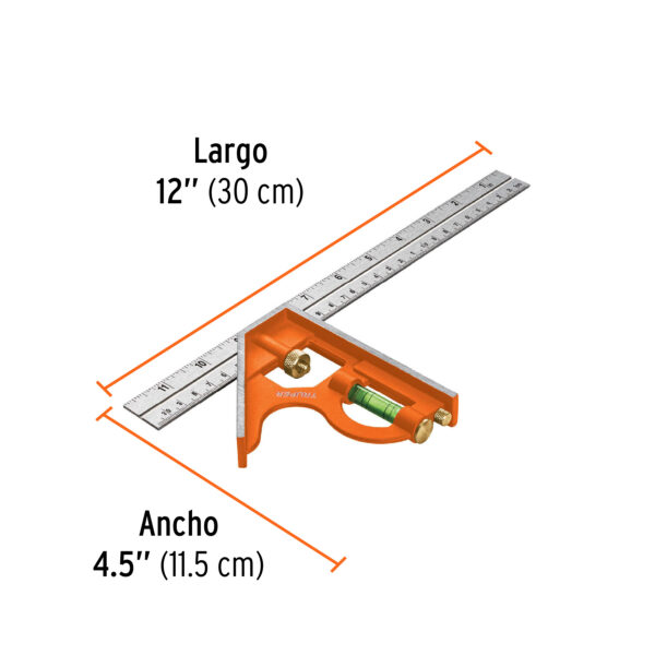 Escuadra de combinacion 12"