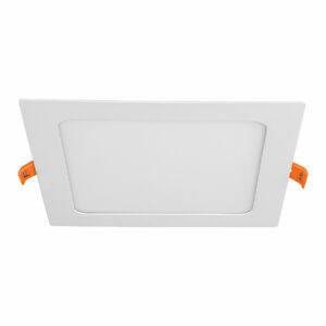 Luminario led slim de empotrar cuadrado 6500K 12W