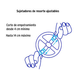 Luminario de LED para empotrar 15W Ajustable luz de dia