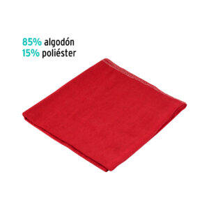 Franela roja de algodon 1m