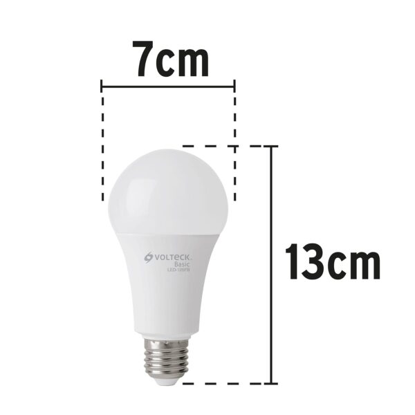 Foco Lampara LED 16W luz de dia Volteck Basic