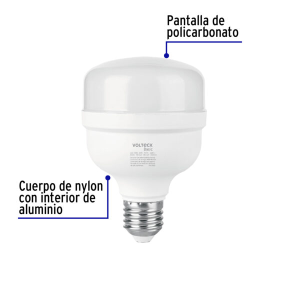 Foco Lampara LED 20W Alta potencia Luz de dia Economica