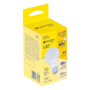 Foco Lampara LED 6W luz calida