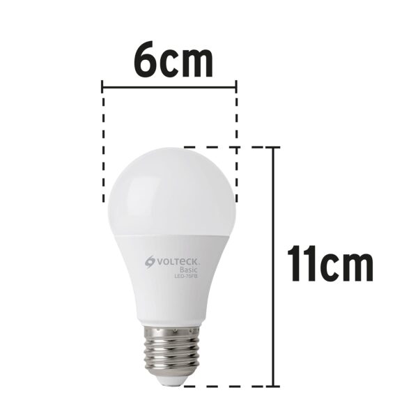 Foco Lampara LED 10W luz de dia Volteck Basic