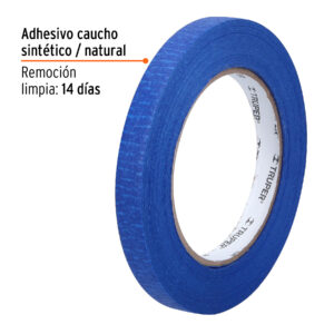 Cinta Masking tape Azul para Pintores 1/2" 50m