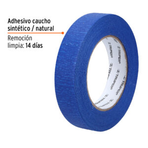 Cinta Masking tape Azul para Pintores 1" 50m