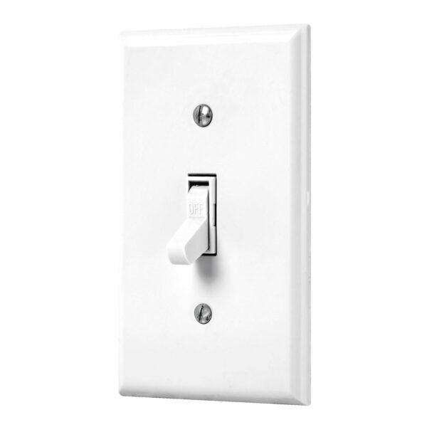 Placa armada interruptor sencillo linea Standard blanco