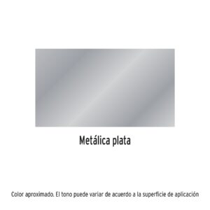 Pintura (Esmalte acrilico) en aerosol metalica plata