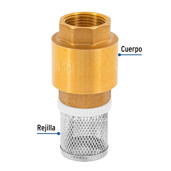 Pichancha con rejilla acero inoxidable 3/4"