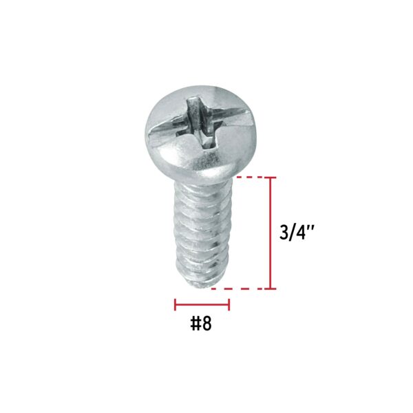 Pija para lamina #8 x 3/4" bolsa con 200 pzas