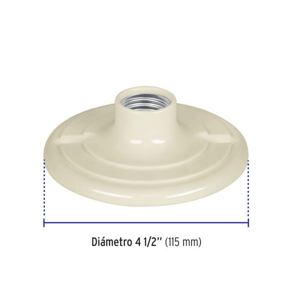 Portalampara de baquelita 4-1/2"