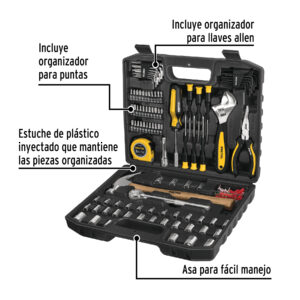 Kit Juego de herramientas para mecanica 104 piezas Pretul
