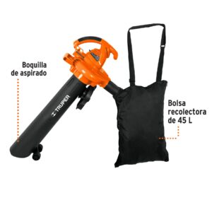 Sopladora Aspiradora electrica 1440W con bolsa recolectora