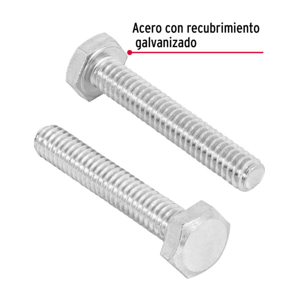 Tornillo tipo maquina, 1/4 x 1-1/2", bolsa con 80 pzas