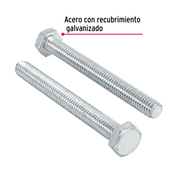 Tornillo tipo maquina, 5/16 x 3", bolsa con 60 pzas