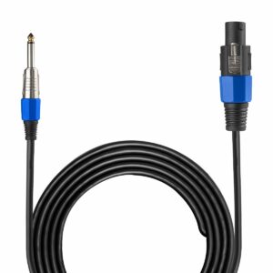 Cable Plug 6.3mm a Speakon Longitud 6m Profesional