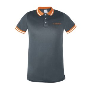 Playera tipo polo, dry fit, gris, para caballero, talla M