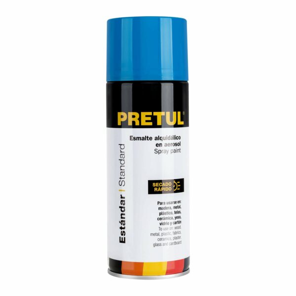 Pintura (Esmalte acrilico) en aerosol, azul holandes, Pretul