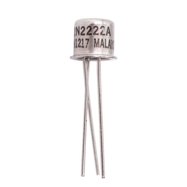 2N2222A Transistor NPN TO-18 Metálico