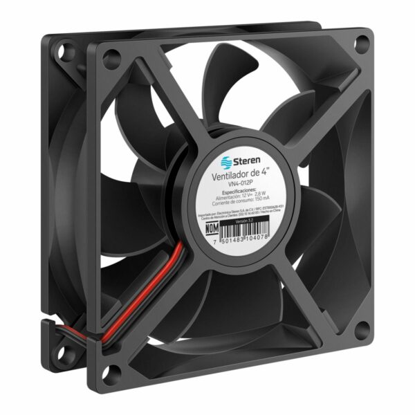 Ventilador de 4 pulgadas 12v de plastico