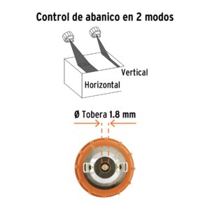 Pistola para pintar electrica, 330 W