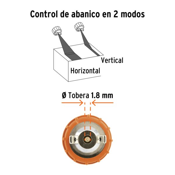 Pistola para pintar electrica, 330 W