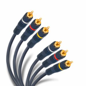 Cable Elite RCA de audio y video de 1.8m