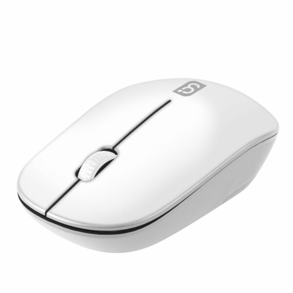 Mouse óptico inalámbrico blanco de 1200 DPIS