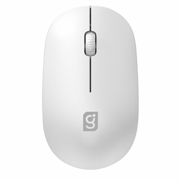 Mouse óptico inalámbrico blanco de 1200 DPIS