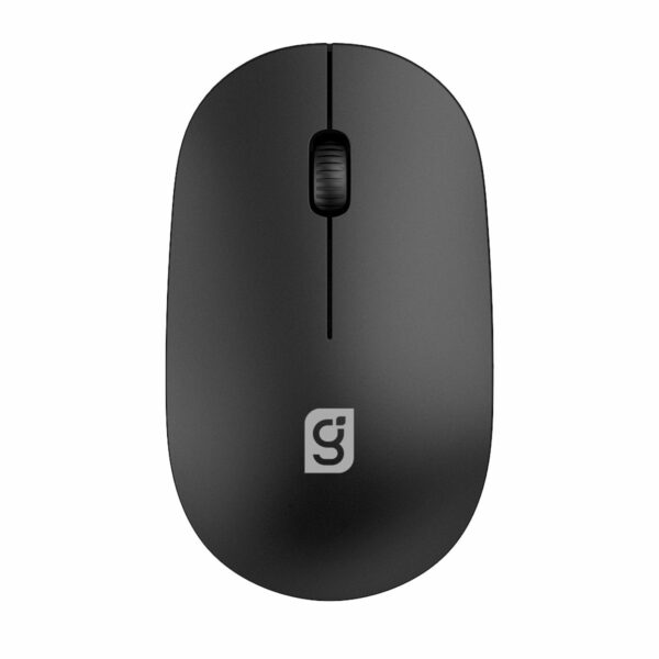 Mouse óptico inalámbrico negro de 1200 DPIS