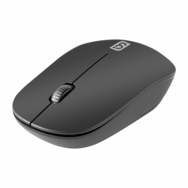 Mouse óptico inalámbrico negro de 1200 DPIS