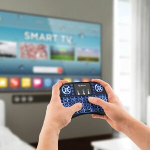 Mini teclado inalambrico con touch pad para smart TV