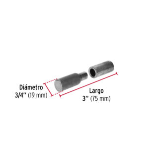 Bisagra tubular soldable 3/4