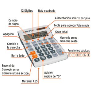 Calculadora 19 cm de escritorio