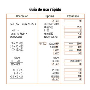 Calculadora 19 cm de escritorio