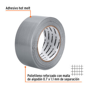 Cinta para ducto, 30 m, resistente a altas temperaturas